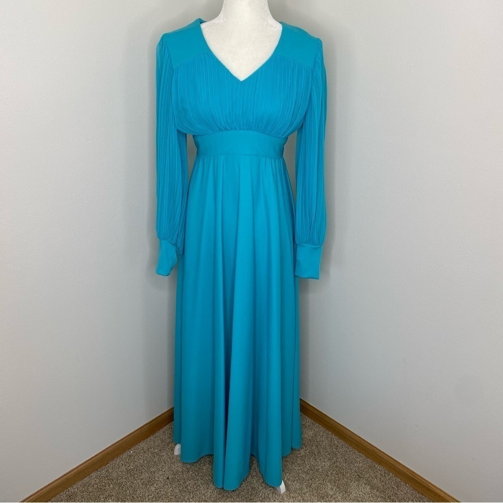 Vintage Chiffon Sheer Hollywood Dress